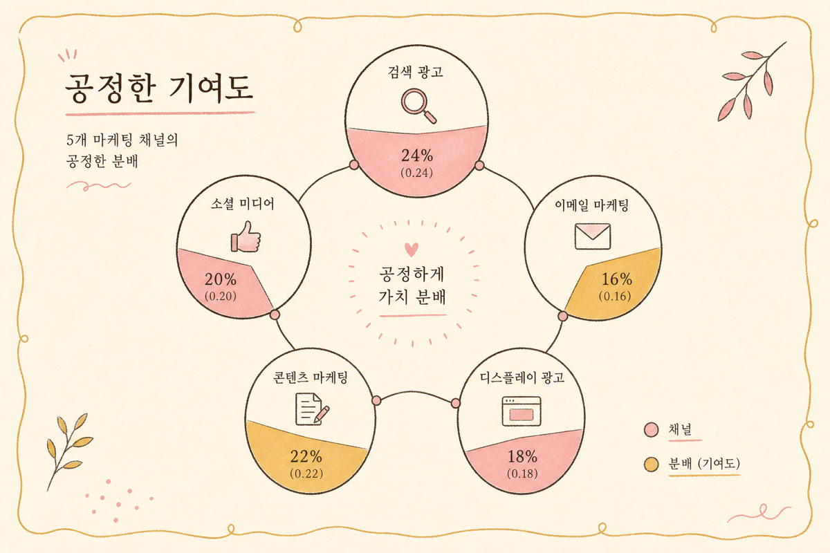 세그먼트별로 처리·대조 비교 후 가중 평균하는 다이어그램